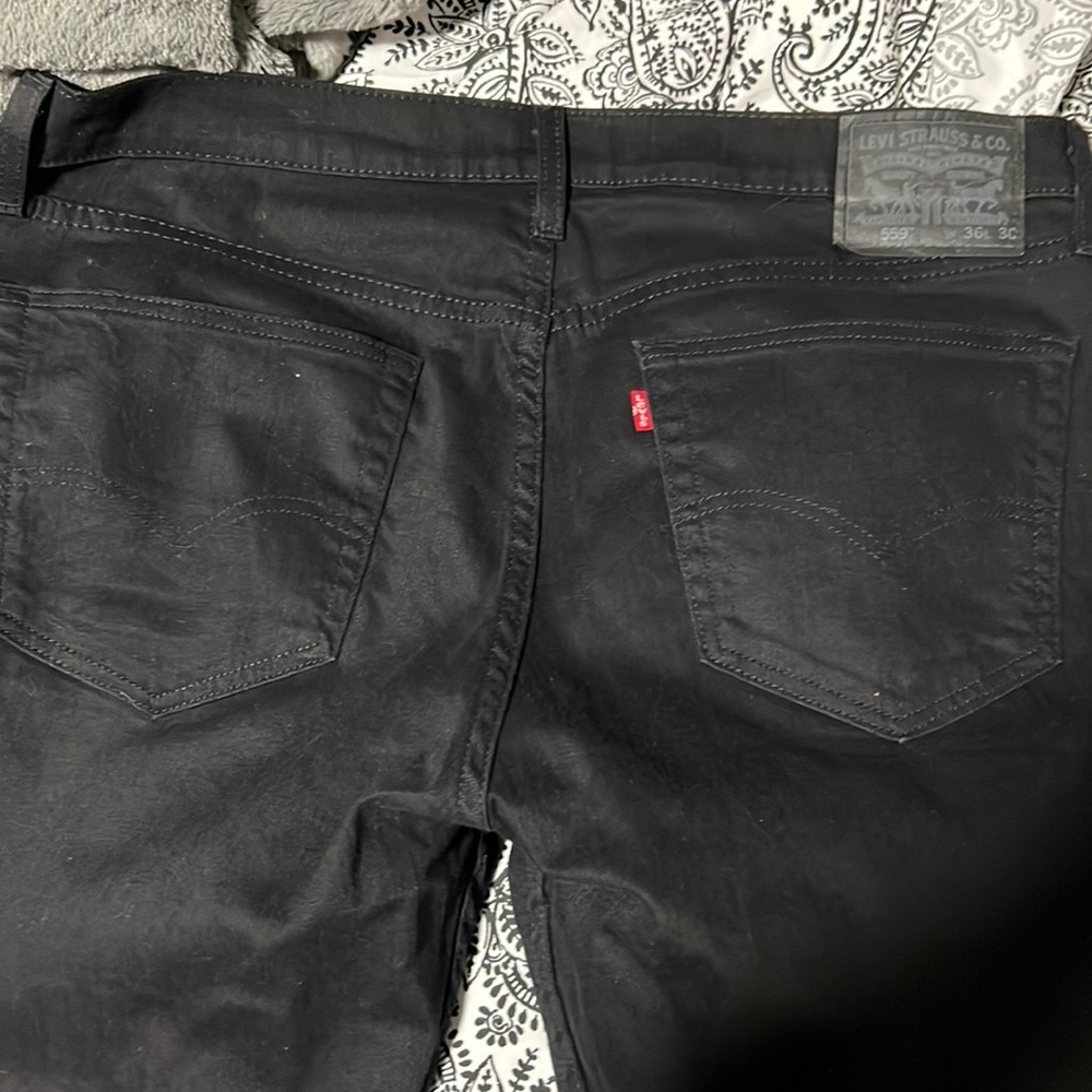 Black Levi jeans 36x30